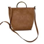 Universal Threads Universal Thread Crossbody Bucket Bag with Metal Handles Vegan Leather Bohemian Photo 2