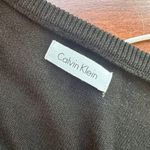 Calvin Klein  Sweater Dress with Peplum Scoop Neck Size Medium Photo 9