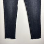 Denim Forum The Lola High Rise Skinny Crop Black Faded Wash Jeans Size 26 Photo 7
