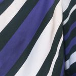 Nike  Purple White & Black Striped Racer Back Swimsuit Top Size 6 Photo 3