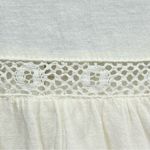 American Eagle  outfitters boho crochet oversized eyelet blouse size large Photo 5