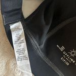 Aerie NWT Offline by  Black with Gray Stitching Goals Padded Sports Bra - Size: S Photo 2