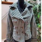 JOUJOU Women's White & Green Polyester Double Breasted Long Sleeve Coat Size XS Photo 15