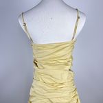 Farm Rio NWOT  Cotton Asymmetric Irregular Pleated Midi Dress Sz M Hollowed Waist Photo 5