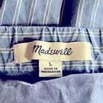 Madewell ‎ Bistro Mini Skirt in Stripe Women’s Size Large  G5088 Photo 9