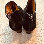 Franco Sarto Women’s Black Suede Ankle Boots Photo 2