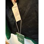 Halara Brand New  Women's Size Small Metallic Green Midi Dress with Slit Photo 8