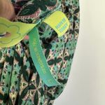 Farm Rio Green Floral Print Honolulu Wide Leg Pant Jumpsuit XS Anthropologie Photo 3