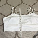 Halara  White Double Straps Backless Twisted Workout Plus Size Cropped Tank Top Photo 10