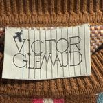 Victor Glemaud Multicolor Women’s Diamond Patterned Sweater L Brown Size L Photo 3