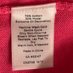 Talbots Womans Sweater Size 1x Fuschia Preppy Cute Warm Cozy Fall Tight Knit Photo 6