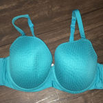 Cacique  40C turquoise lace full coverage bra Photo 0