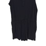 Z Supply  Demi Slub Romper‎ Womens Sleeveless Scoop Neck Black Large NWOT Photo 4