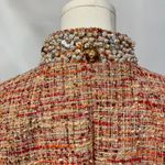Chico's Embellished Tweed Jacket Womens 12 Career Artsy Spring Career Preppy Photo 12
