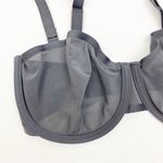 Cuup The Balconette Mesh Underwire Bra: Grey Slate 32G (4D) Gray Size undefined Photo 5