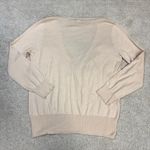 J.Crew Cotton/Silk Pink FLower Petal V-Neck Cardigan Worn By Michelle Obama S Photo 2