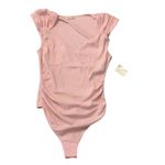 Free People  another love silver pink bodysuit size large Photo 1
