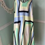 Anthropologie Maeve  Maxi Geometric Dress Size Small S Casual Pastel Photo 0