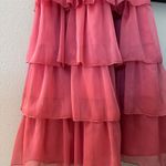 Vintage corset pink ruffle dress Barbie Size XS Photo 1