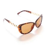 Frame Brown Round Sunglasses Photo 0