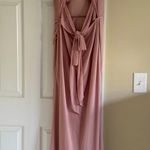 Azazie  Blush Pink Maxi Dress Photo 0