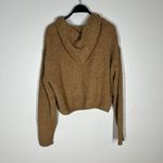SKIMS  Sz XL Teddy Hoodie Full Zip Up Cozy Plush Knit Sweater in Tan Photo 2