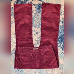 Levi's  725 High-Rise Maroon Corduroy Bootcut Jeans Womens 30 Velvet Ribbed Pants Photo 1