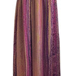 Xhilaration  Women Boho Maxi Sundress Dress L Vibrant Smock Back‎ Festival Beachy Photo 0