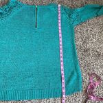 My Michelle  medium‎ crewneck lace shoulder sweater Photo 5