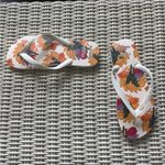 Farm Rio  Banana Nest Havaianas Sandals size 11/12 boho vacation beach travel Photo 1