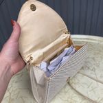 Whiting & Davis Vintage Ivory Metal Mesh Crossbody Bag Photo 4