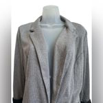 Skies Are Blue NEW  Ladies Open Front Knit Cardigan Gray Size Large Photo 1