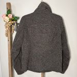 Lole Textured Knit Jacket Funnel Neck Snap Front Casual Outerwear Size Medium Photo 3