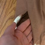 MarlaWynne Brown snd Cream Midi Dress Size Small. Photo 4