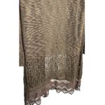 New Directions crochet cardigan Olive green Size Medium Photo 4