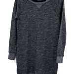 Banana Republic  size XS long sleeve tunic sweater gray side zip hem‎ detail Photo 0