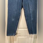 Eddie Bauer Heavyweight Blue Cotton Denim Straight Leg High Waist Jeans Size 12P Photo 4