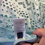 Source Unknown Women’s One Piece Crochet Sheer Swimsuit Button Detail Adjustable Straps Size 10 Photo 5