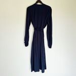 NWT DIARRABLU Lala Wrap Midi Dress Navy X Photo 3