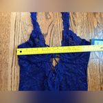 Frederick's of Hollywood NWT Frederick’s of Hollywood Lana Lucia Purple Lace Teddy Underwire - L Photo 10