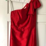 Shoshanna red one shoulder dress Photo 1