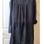 Andrée NWT Andree Women Black long sleeve floral embroidered Blouse size L low high Photo 8