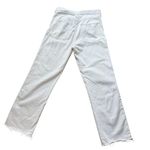 H&M  High Waist Wide Leg Whit Jeans size 12 cream Photo 3