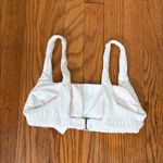 ANDIE The Rye Bikini Top swimsuit sugar smocked off- white size XS NWT Photo 2