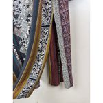 Vintage Carole Little Bohemian Long Kimono Ethnic Tribal Patchwork Size 14 Brown Photo 7