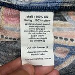 Gorman Vintage VTG Novelty Silk Fiesta Bird Fish Boho Geometric Tank Midi Dress Blue Photo 8