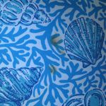 Lilly Pulitzer Large PVS Seashell Print Tote Beach Bag Photo 12