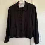 Talbots Irish Linen Black Blazer and Sleeveless Dress Set Size 4/6 Photo 1