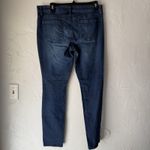 DKNY Jeans Y2k 8 Blue Skinny Denim Studded Pocket Stretch Jeggings Pants Photo 7