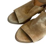 Free People  See Ya There Suede Sandals Ankle Buckle Chunky Heels Size 41 10 US Photo 7